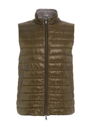 Herno zip padded jacket - Brown