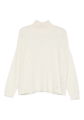 LIU JO high-neck sweater - White