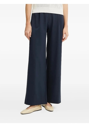 Patrizia Pepe elastic-waistband palazzo pants - Blue