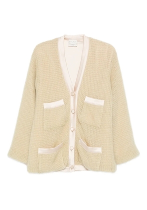Forte Forte waffle-knit pocket cardigan - Green