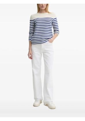 Marc O'Polo striped organic-cotton sweater - White