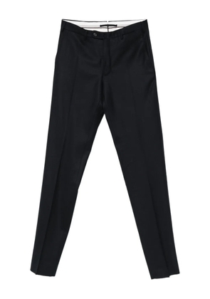 Incotex pressed-crease trousers - Black