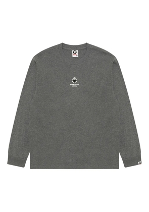 AAPE BY *A BATHING APE® Aape head-club long-sleeve T-shirt - Grey