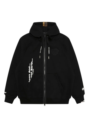 AAPE BY *A BATHING APE® hooded zip hoodie - Black