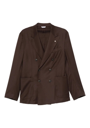 Manuel Ritz double-breasted blazer - Brown