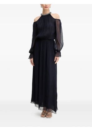 LUISA SPAGNOLI Grandezza embellished maxi dress - Blue