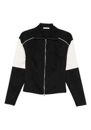 Patrizia Pepe zip-up sweatshirt - Black