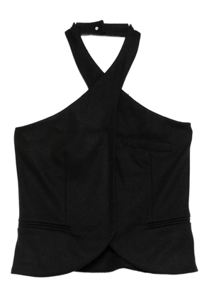 Giorgio Armani halterneck top - Black