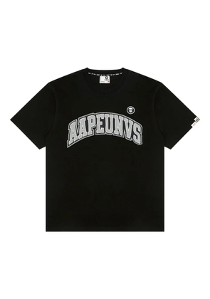 AAPE BY *A BATHING APE® ape university-style T-shirt - Black