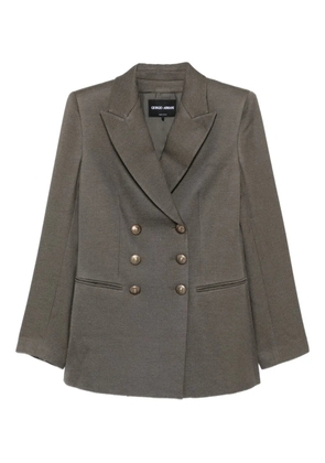 Giorgio Armani double-breasted blazer - Green