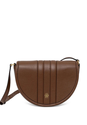 Bally logo-detail leather crossbody bag - Brown