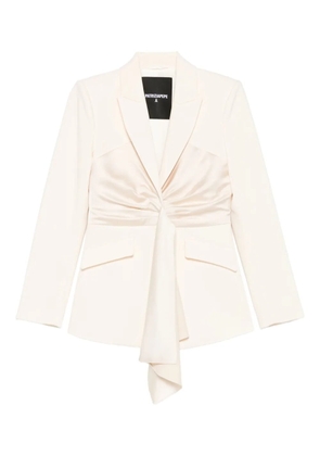 Patrizia Pepe draping blazer - White