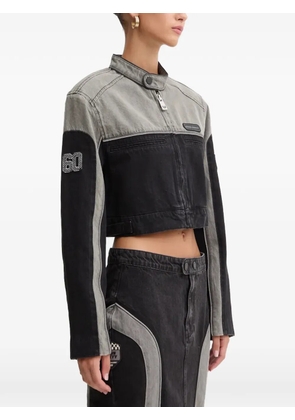 Miss Sixty colourblock long-sleeve jacket - Black