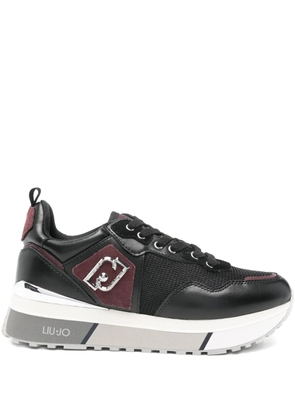 LIU JO logo-plaque sneakers - Black