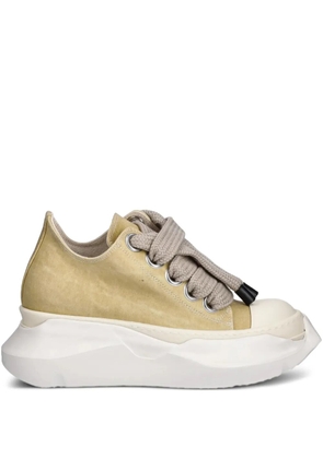 Rick Owens DRKSHDW lace-up platform low-top sneakers - Yellow