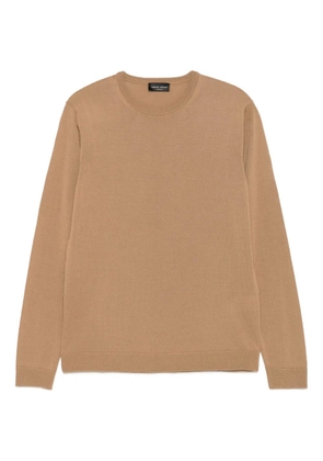 Roberto Collina merino-wool crew-neck sweater - Brown