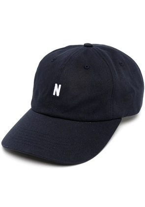Norse Projects logo-embroidered baseball cap - Blue