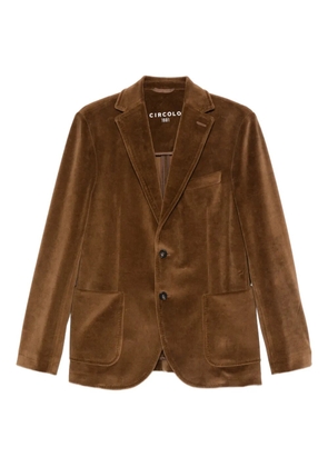 Circolo 1901 single-breasted blazer - Brown