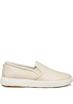 Geox leather slip-on sneakers - Neutrals