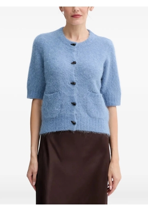 MUNTHE Locca short-sleeve cardigan - Blue