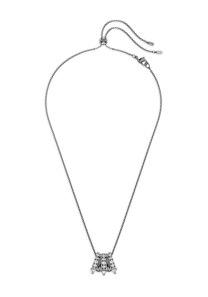 Swarovski Sublima triangle crystal pendant necklace - Silver