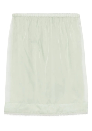 Nº21 scalloped skirt - Green