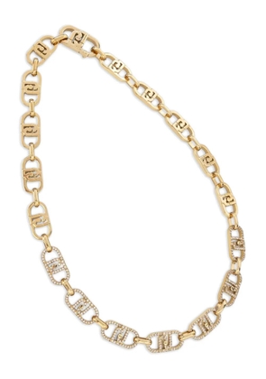 LIU JO logo-embellished necklace - Gold