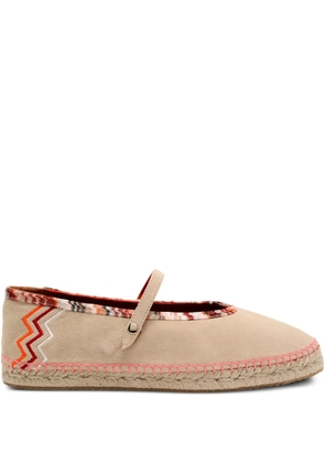 Missoni Lola suede espadrilles - Brown