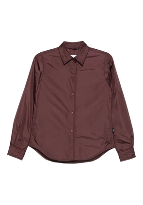 ASPESI padded snap-fastening shirt - Red