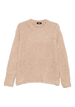 DIXIE crew-neck long-sleeve sweater - Neutrals