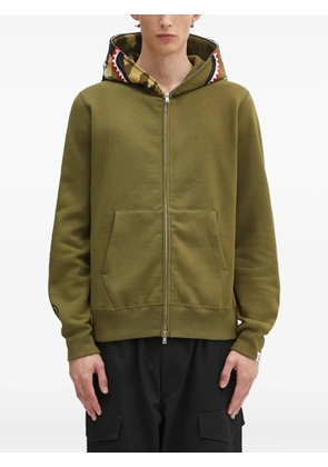 A BATHING APE® camo-shark hoodie - Green