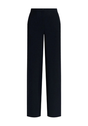 Emporio Armani textured trousers - Blue