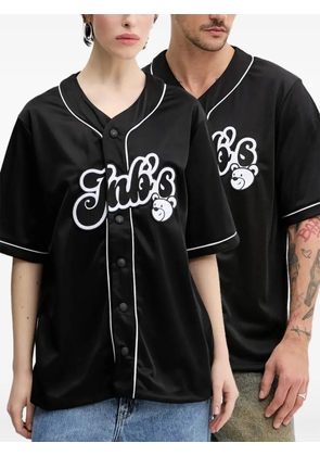 INBETWEENERS appliqué trimmed shirt - Black