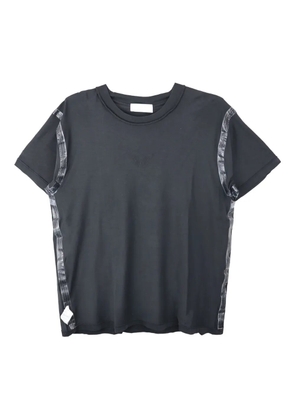 ALEXANDER DIGENOVA Tape Seam Logo T-shirt - Black