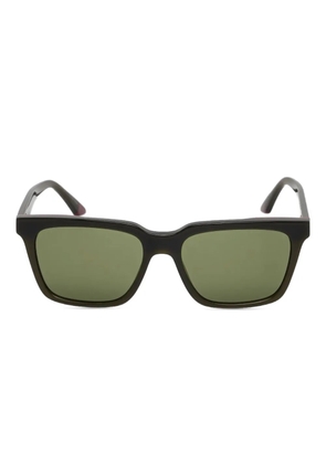 Emporio Armani rectangle-frame sunglasses - Green
