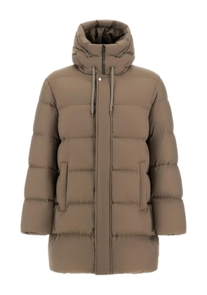 Herno hooded padded jacket - Brown