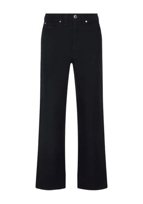 Brioni cotton straight-leg trousers - Blue