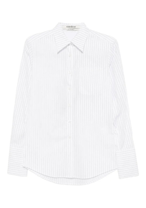 Kimhekim cotton striped shirt - White