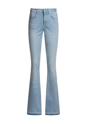 BOSS split-hem flared trousers - Blue