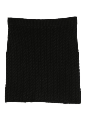 HERSKIND cable-knit top - Black