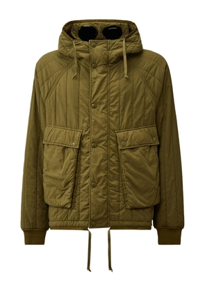 C.P. Company hooded quilted jacket - Green