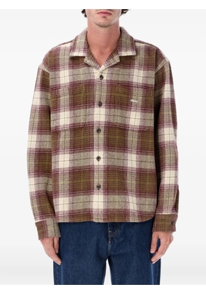 Obey Laurel plaid pocket shirt - Green