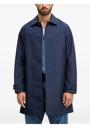 Benetton buttoned-cuff coat - Blue