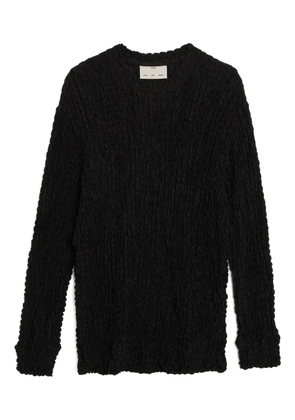 Song For The Mute long-sleeve textured T-shirt - Black