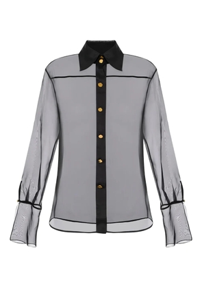 Elisabetta Franchi button blouse - Black