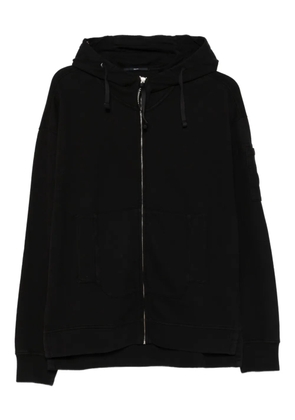 C.P. Company hooded zip-up sweatshirt - Black