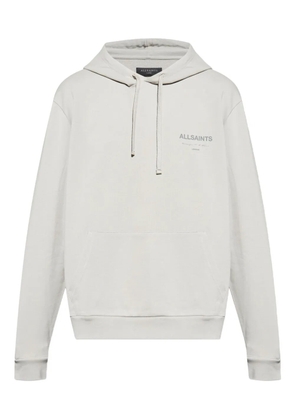 AllSaints logo-print hoodie - Grey