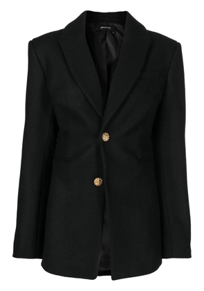 ANOUKI single-breasted wool blazer - Black