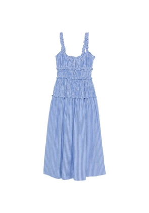 DÔEN Marianne striped midi dress - Blue