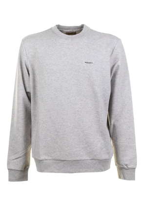 Woolrich crew-neck logo-detail sweater - Grey